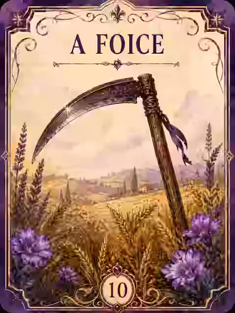 Carta da Foice — Baralho Cigano